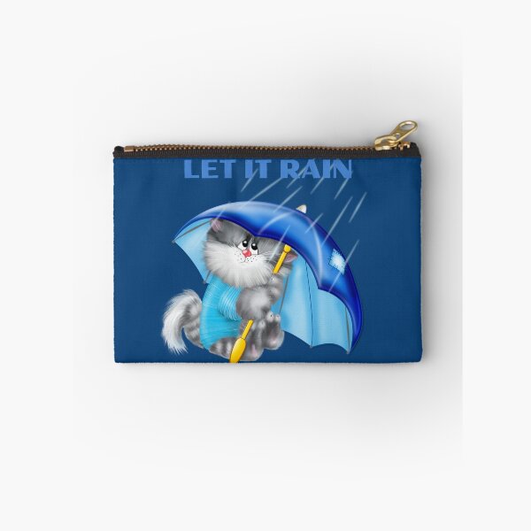Item preview, Let It Rain (Cat) designed and sold by Tripp Art Studio.