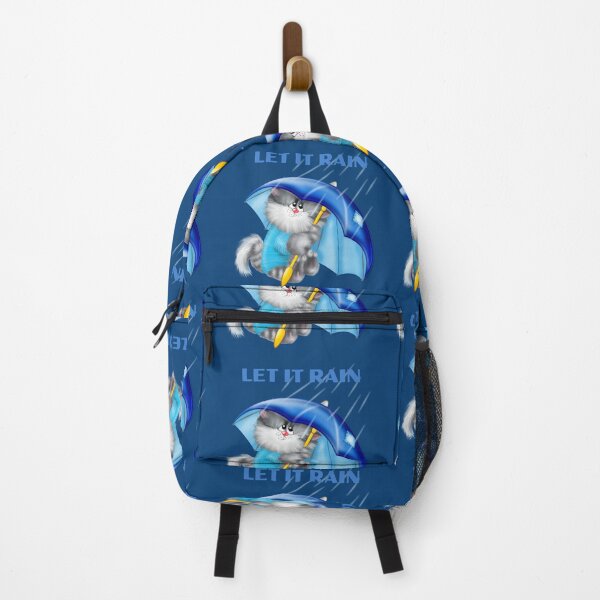 Item preview, Let It Rain (Cat) designed and sold by Tripp Art Studio.
