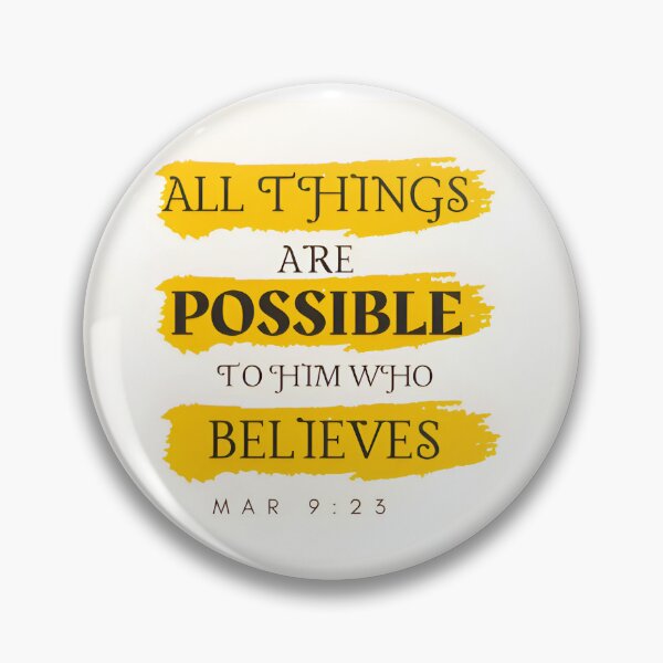 Item preview, All things are possible to him who believes designed and sold by SoulfulStitches.