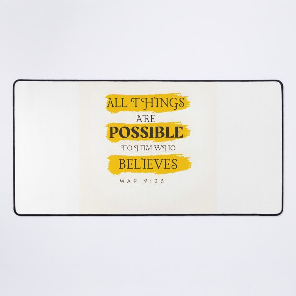 Item preview, All things are possible to him who believes designed and sold by SoulfulStitches.