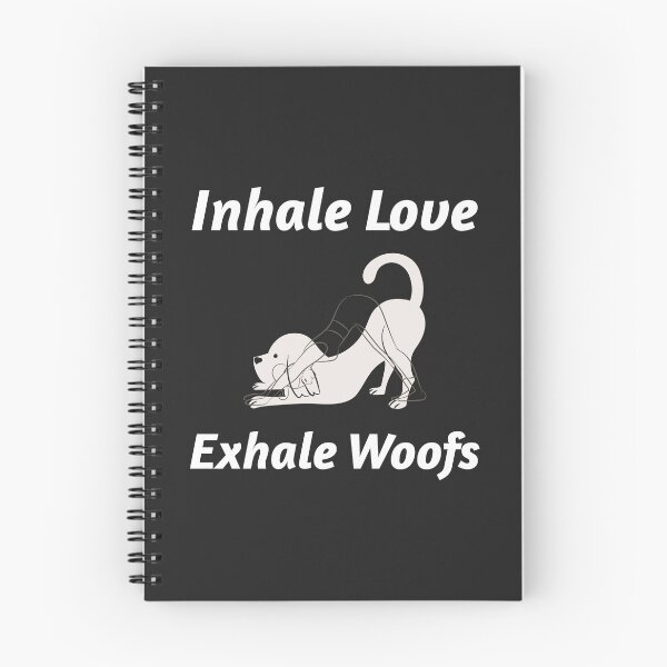 Item preview, Inhale Love, Exhale Woofs Dog Yoga Doga  designed and sold by SvenJ94.