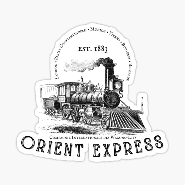 Item preview, Orient Express Train Vintage Advertisement designed and sold by Wyyrmwood and Bad Omens .