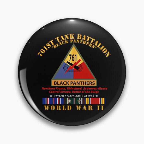Item preview, Army - 761st Tank Battalion - Black Panthers w SSI Name Tape WWII  EU SVC designed and sold by Military Insignia Products.