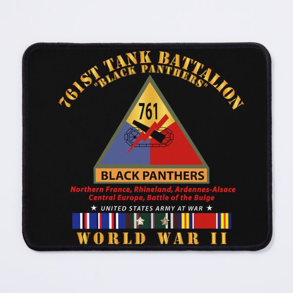 Item preview, Army - 761st Tank Battalion - Black Panthers w SSI Name Tape WWII  EU SVC designed and sold by Military Insignia Products.