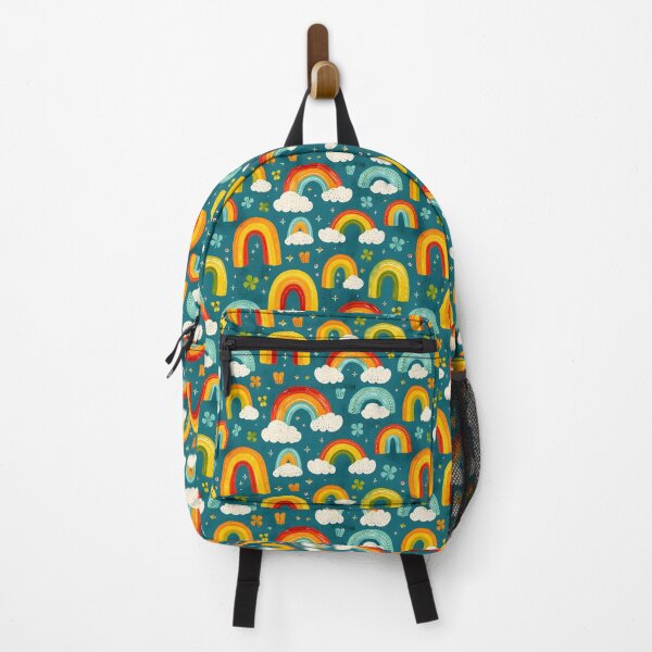 Item preview, Cheerful Rainbows – Whimsical Sky Illustration Pattern designed and sold by VoyteksDesigns.