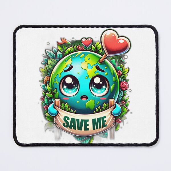 Item preview, Earth's Plea: Eco-Awareness Tee designed and sold by BlueGoldArt.