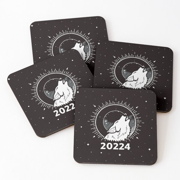 Item preview,  Solar Eclipse 2024 - moon wolf  eclipse gift  designed and sold by MommyVibeArts.