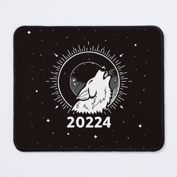 Item preview, Solar Eclipse 2024 - moon wolf eclipse gift designed and sold by MommyVibeArts.