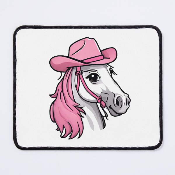 Item preview, Cute Pink Horse, Horse With Pink Hat, Pink Pony designed and sold by PurpleWay.
