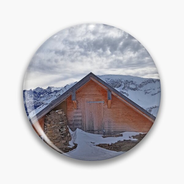 Item preview, Snow-covered hut designed and sold by ChicVoyagePics.