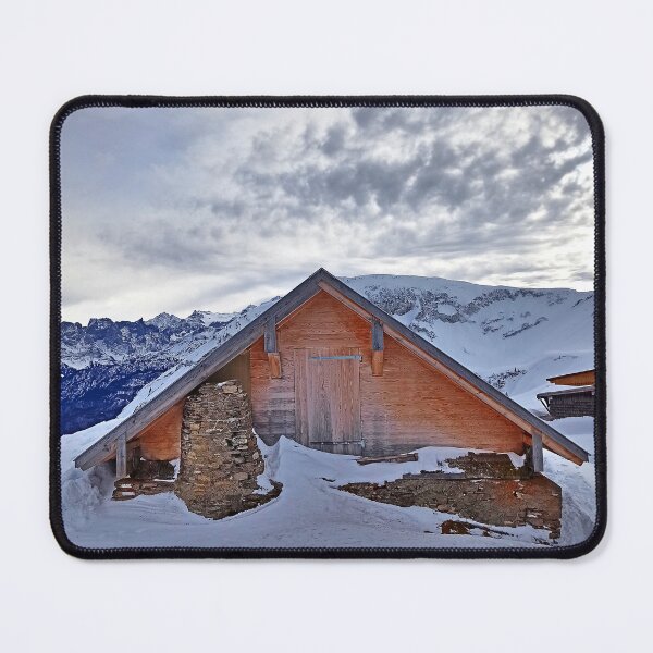 Item preview, Snow-covered hut designed and sold by ChicVoyagePics.