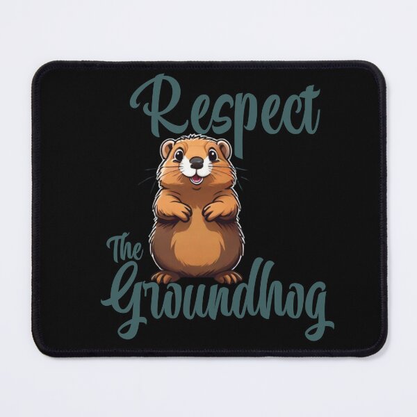 Item preview, Respect the Groundhog t-shirt designed and sold by THISisIT-eshop.