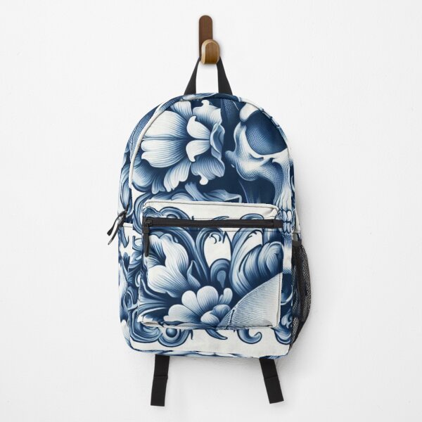 Item preview, Delft Tile With Skull No.1 designed and sold by ArtNook777.