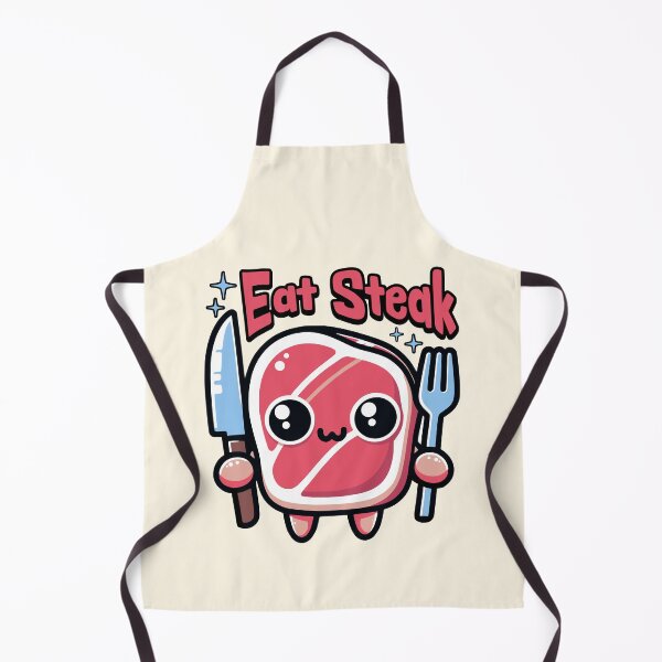 Item preview, Eat Steak! Cute Kawaii Steak Cartoon designed and sold by PMCreative.