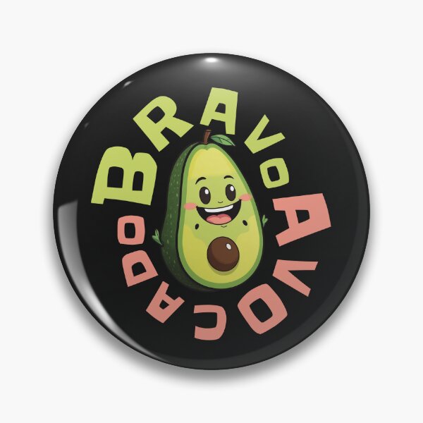 Artikelvorschau, Bravo Avocado - Avocado-Wortspiel entworfen und verkauft von Visual Stimulus.