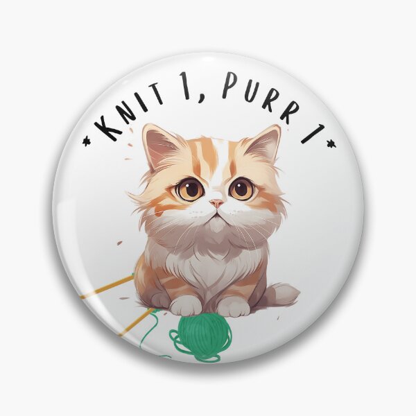 Item preview, Knit 1, Purr 1 ~ Cat Knitting Design designed and sold by cm006j.
