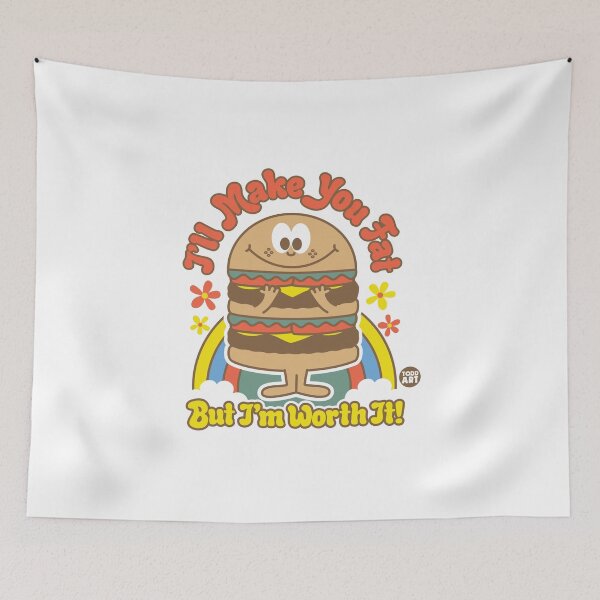 Item preview, FUNSHINE - I'LL MAKE YOU FAT BURGER designed and sold by TODD GOLDMAN.