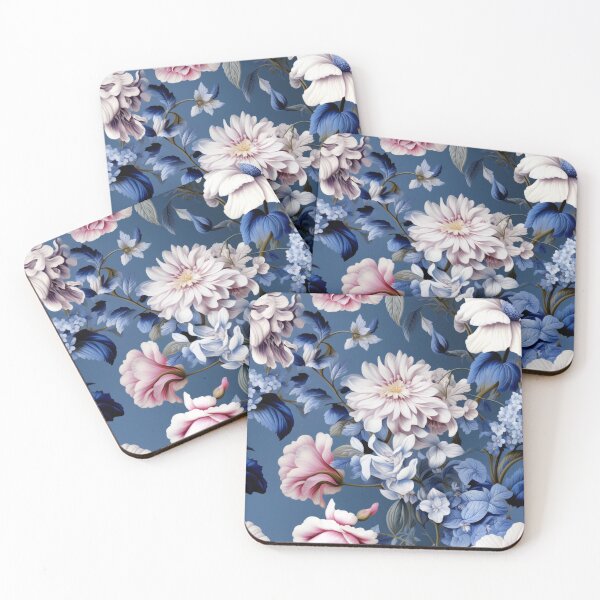 Item preview, Illustrated Pastel Colored Flowers Seamless Pattern designed and sold by SourHeadPattern.