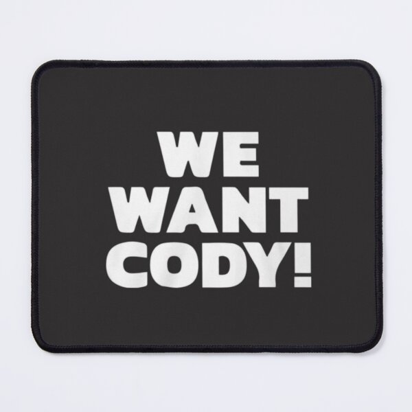 Item preview, We want Cody- Minimalist black t-shirt designed and sold by JoyfulPrintShop.