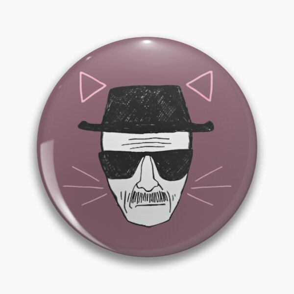 Item preview, heisenberg cat kawaii kitty walter white designed and sold by paarthurnaxx.