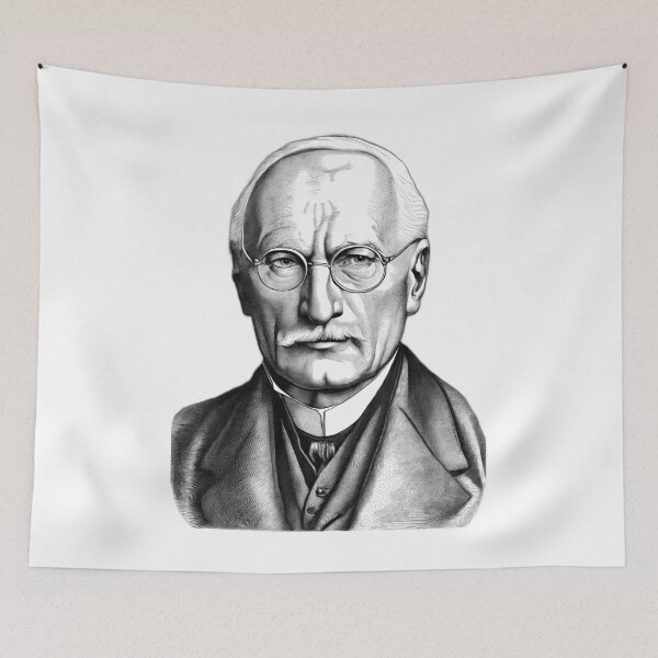 Item preview, Portrait of Carl Jung designed and sold by NTGUILTY.