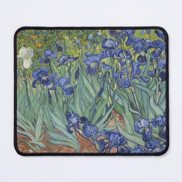 Item preview, Vase with irises on a yellow background - Vincent van Gogh designed and sold by Dominika Farkašová.