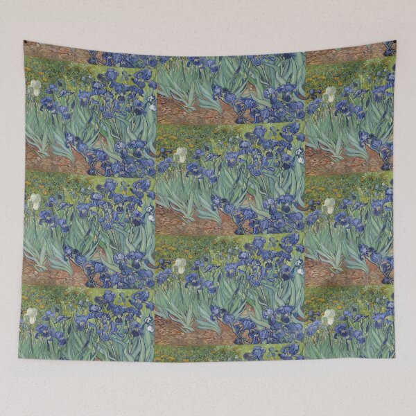 Item preview, Vase with irises on a yellow background - Vincent van Gogh designed and sold by Dominika Farkašová.