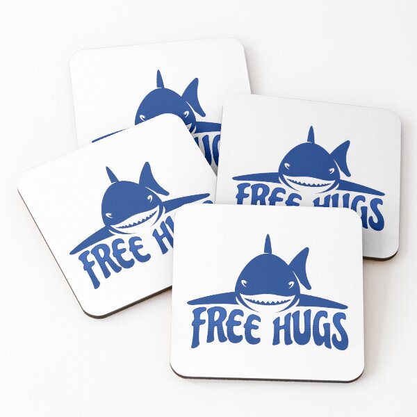Item preview, Free Hugs Shark - Funny  designed and sold by humnoo.