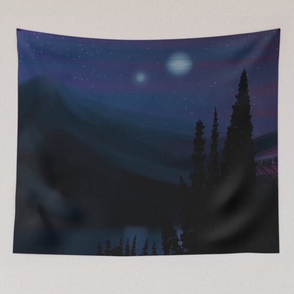 Item preview, Midnight and the moon-tain designed and sold by TheDogBotherer.