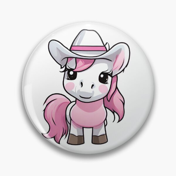 Item preview, Cute Pink Pony, Pink Horse, Pink Cowboy Horse designed and sold by PurpleWay.