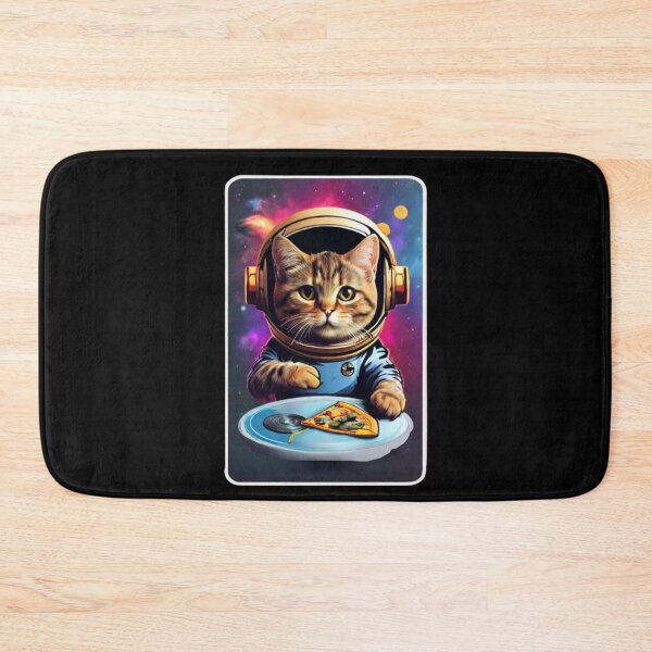 Item preview, Space Cat Pizza DJ t-shirt designed and sold by THISisIT-eshop.