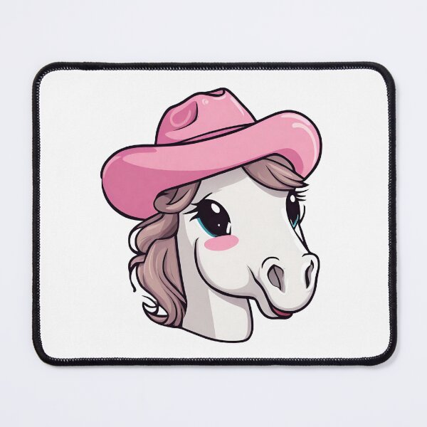 Item preview, Cute Horse, Kawaii House, Beautiful Horse with Hot Pink Hat designed and sold by PurpleWay.