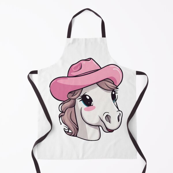 Item preview, Cute Horse, Kawaii House, Beautiful Horse with Hot Pink Hat designed and sold by PurpleWay.
