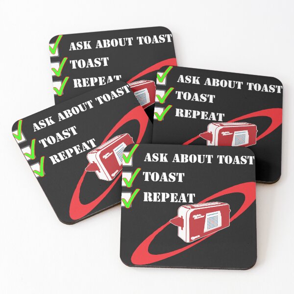 Item preview, Talkie Toaster Toast Repeat Dwarf Funny designed and sold by arrowroottees.
