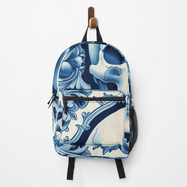 Item preview, Delft Tile With Skull No.3 designed and sold by ArtNook777.