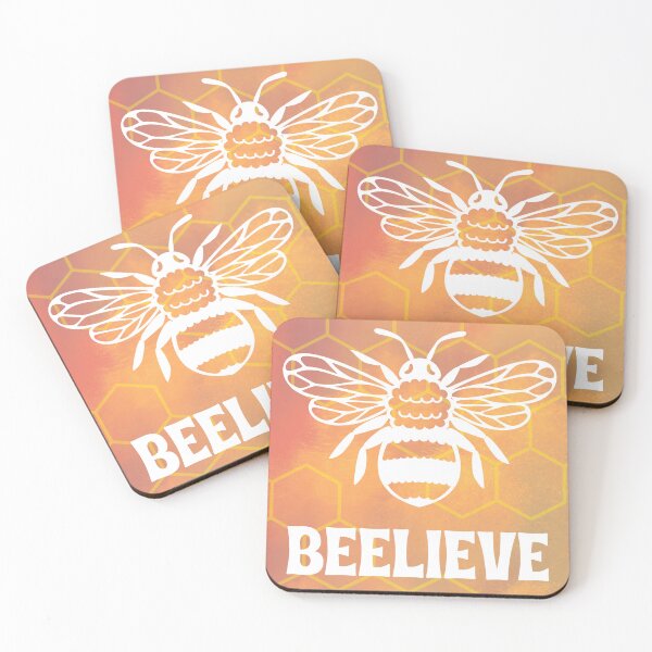 Item preview, Beelieve White Bee Design designed and sold by CarefulCreation.