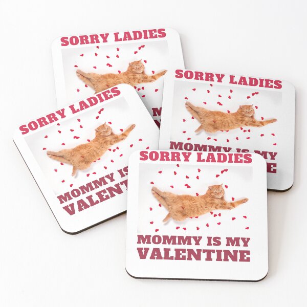 Item preview,  Ladies Mommy Is My Valentine _ cute cat designed and sold by Jemsruk.