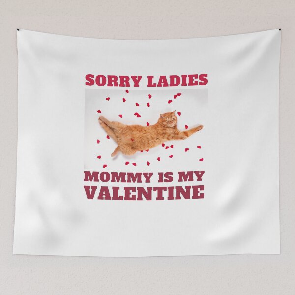 Item preview,  Ladies Mommy Is My Valentine _ cute cat designed and sold by Jemsruk.