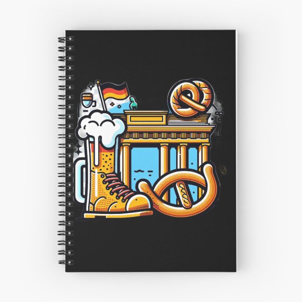 Item preview, German Culture Delight: Iconic Pretzel & Beer Design designed and sold by BlueGoldArt.