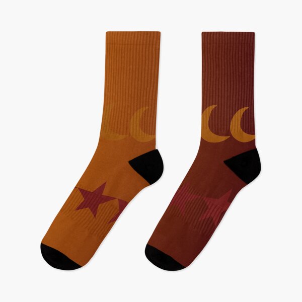Item preview, Orange Gradient Sky/Crescent Moons/Red Stars designed and sold by ShaunSandhu.