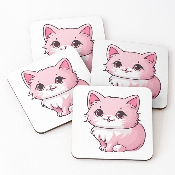 Item preview, Pink Cat, Cute Pink Kitten, Adorable Pink Cat, Cat Lover designed and sold by PurpleWay.