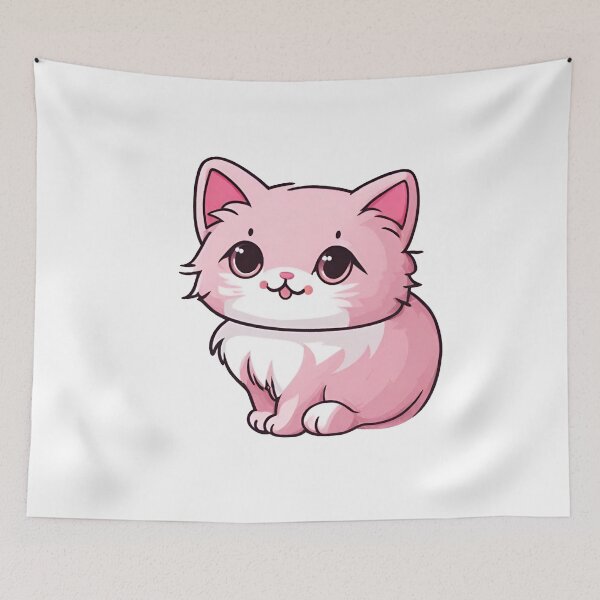Item preview, Pink Cat, Cute Pink Kitten, Adorable Pink Cat, Cat Lover designed and sold by PurpleWay.