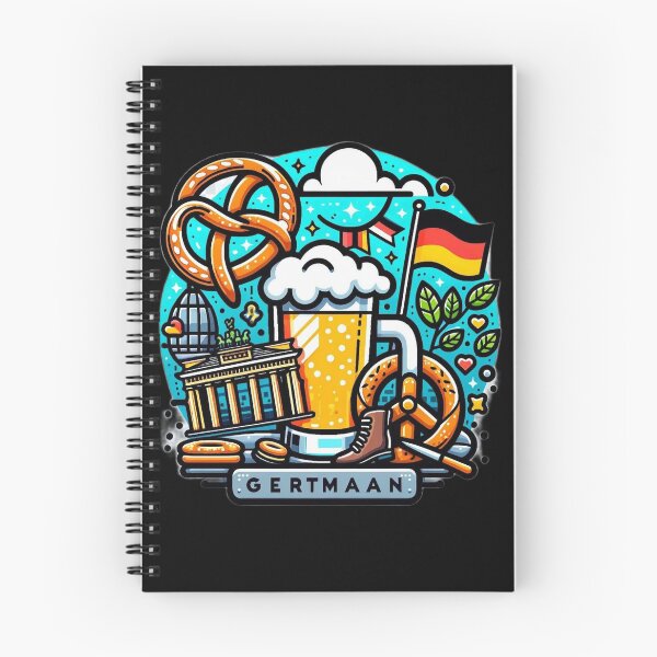 Item preview, Iconic Pretzel & Beer Design German Culture Delight designed and sold by BlueGoldArt.