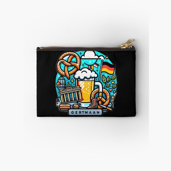 Item preview, Iconic Pretzel & Beer Design German Culture Delight designed and sold by BlueGoldArt.