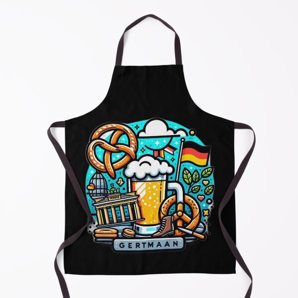 Item preview, Iconic Pretzel & Beer Design German Culture Delight designed and sold by BlueGoldArt.