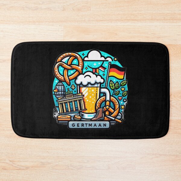 Item preview, Iconic Pretzel & Beer Design German Culture Delight designed and sold by BlueGoldArt.