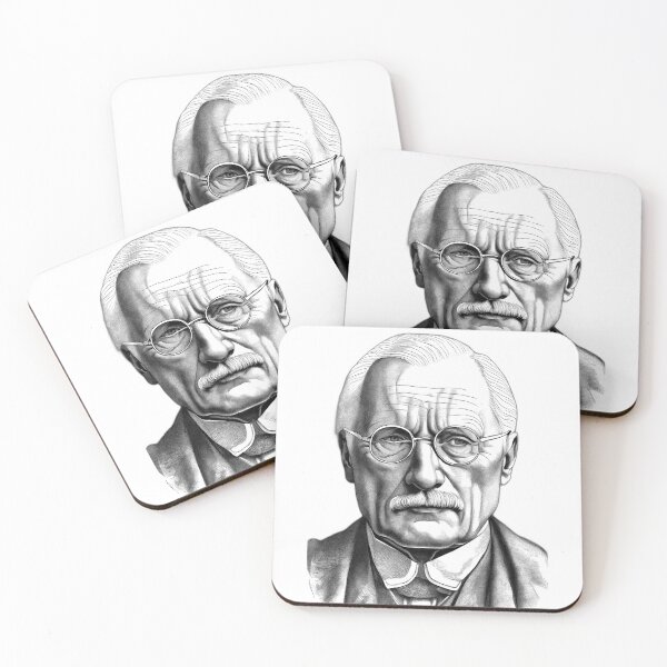 Item preview, Portrait of Carl Gustav Jung designed and sold by NTGUILTY.
