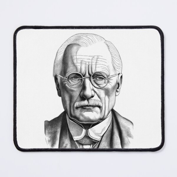 Item preview, Portrait of Carl Gustav Jung designed and sold by NTGUILTY.