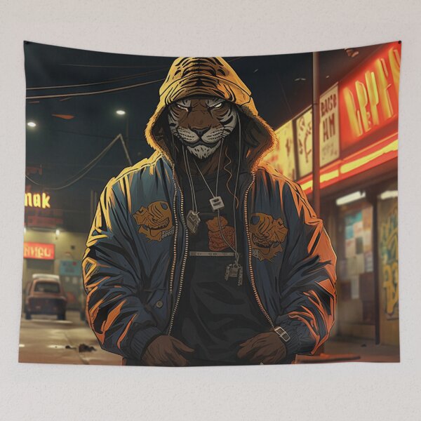 Item preview, Tiger | Hip Hop style designed and sold by ComicsFactory.