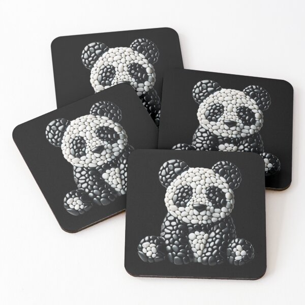 Item preview, Pebble Panda Portrait designed and sold by MachineDesigned.